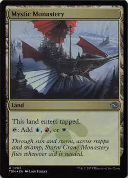 Mystic Monastery FOIL U Tarkir: Dragonstorm 262 MTG - Image 1