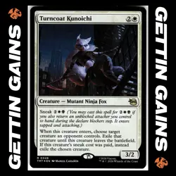 Turncoat Kunoichi - 0026 - R - Foil - TMNT - MTG - NM/M - Image 1
