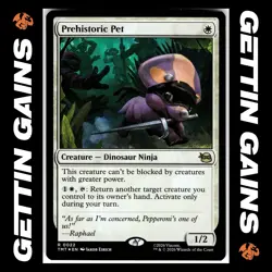 Prehistoric Pet - 0022 - R - Foil - TMNT - MTG - NM/M - Image 1