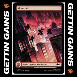 Mountain - 0194 - Land - Foil - TMNT - MTG - NM/M - Image 1