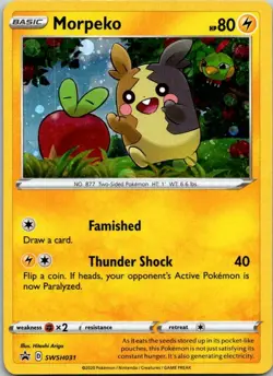 Pokemon MP Morpeko SWSH031 Promo Sword & Shield Free Shipping! - Image 1