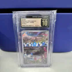 Swablu 076/066 CGC 10 Pristine 2023 Art Rare Holo Future Flash Pokemon Japanese - Image 1