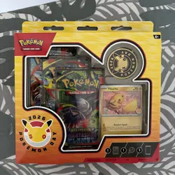 Pokemon TCG Pokemon Day 2026 Collection Box - Pikachu Promo Sealed New - Image 1