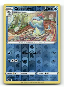 Croconaw 056/264 - Fusion Strike Reverse Holo - Pokemon Card NM/M - Image 1