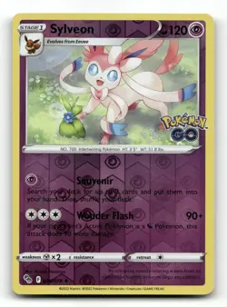 Sylveon 035/078 - Pokemon GO Reverse Holo - Pokemon Card NM/M - Image 1