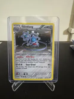 Pokemon 2011 Moderate Play Klinklang Black & White 76/114 Holo Card - Image 1