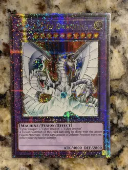 Yu-Gi-Oh! TCG Cyber End Dragon Quarter Century Secret Rare 1st Edition - Image 1