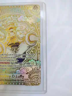 Monkey D. Luffy OP05-119 SP Gold Rare One Piece Card Game English Fist of Divine - Image 2