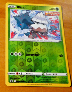 POKEMON REGNE DE GLACE CARD REVERSE HOLO CARTE BLIZZI 009/198 EB06 FR NM 2021 - Image 1