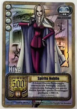 ONE PIECE~TCG~HINA~SPIRITO NOBILE~JO-C02~HOLO~NM~ITA~BANDAI~2005 - Image 1