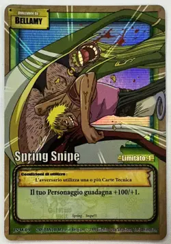 ONE PIECE~TCG~SPRING SNIPE~JS-W09~HOLO~NM~ITA~BANDAI~2005 - Image 1