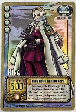 ONE PIECE~TCG~HINA~HINA DELLA GABBIA NERA~RK-C04~HOLO~NM~ITA~BANDAI~2005 - Image 1