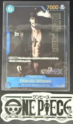 One Piece P-052 P Dracule Mihawk - English - Live Action - TCG - NM/M - Image 1