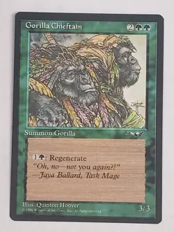 MTG Gorilla Chieftain (2 Gorillas) (Alliances/Green/C) - BGM - Image 1