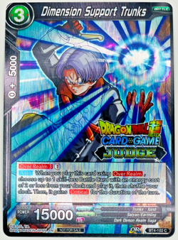 Dimension Support Trunks BT4 Judge Stamp Foil Dragon Ball Super Card Game | NM - Image 1