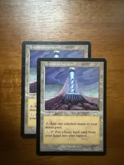 2x Terrain Generator- Nemesis- Mtg Magic The Gathering Cards- LP - Image 1