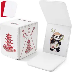 Venssu Chinese Takeout MTG Deck Box, Commander Deck Case Fits 100 Double Sleeved - Image 1