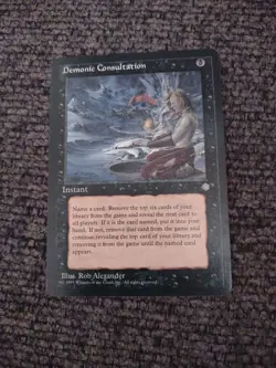 Magic the Gathering Demonic Consultation Ice Age MTG CCG TCG NM+ - Image 1