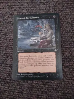 Magic the Gathering Demonic Consultation Ice Age MTG CCG TCG NM+ - Image 2
