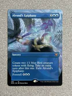 Alrund's Epiphany (Borderless) Kaldheim Regular Mythic 295 NM - Image 1