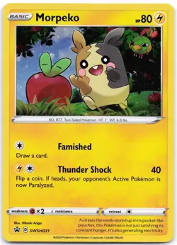 Morpeko SWSH031 Holo Sword & Shield Promo LP - Image 1