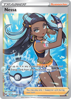 Nessa TG27/TG30 Ultra Rare Lost Origin Trainer Gallery Pokemon NM/M - Image 4