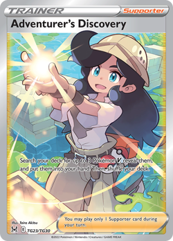 Adventurer's Discovery TG23/TG30 Lost Origin Trainer Gallery Pokemon NM/M - Image 4