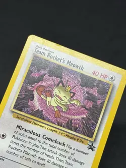 Pokemon Team Rocket's Meowth 18/53 Wotc Promo Regular [3] - Image 2