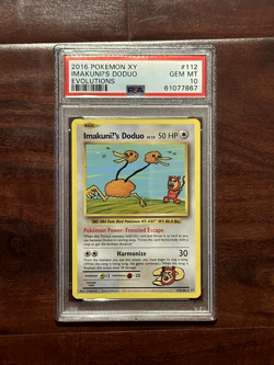 2016 POKEMON XY EVOLUTIONS #112 IMAKUNIU'S DODUO EVOLUTIONS PSA 10 - Image 1