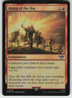 Rising of the Day Foil U Universes Beyond: LotR MTG - Image 1