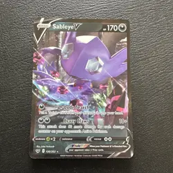 Pokemon TCG Sableye V Sword & Shield 120/202 Holo Ultra Rare - Image 1