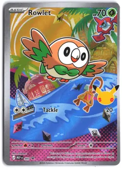 Rowlet - 043 043 Holo Promo ME: Mega Evolution Promo Pokemon - Image 1