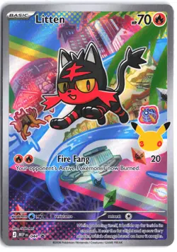 Litten - 044 044 Holo Promo ME: Mega Evolution Promo Pokemon - Image 1