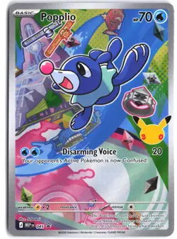 Popplio - 045 045 Holo Promo ME: Mega Evolution Promo Pokemon - Image 1