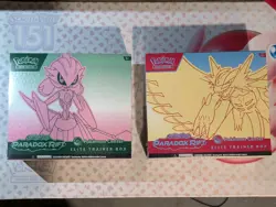Pokemon Center exclusive Paradox Rift Elite Trainer Box ETB Pair Set Of 2 Sealed - Image 1