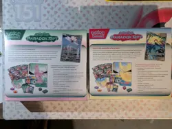Pokemon Center exclusive Paradox Rift Elite Trainer Box ETB Pair Set Of 2 Sealed - Image 2