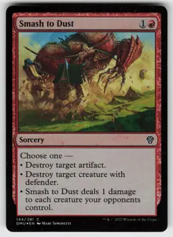 Smash to Dust Foil C Dominaria United 144 MTG - Image 1