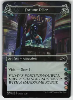 Fortune Teller (2-5-6) Foil C Unfinity 212 MTG - Image 1