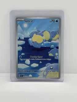 Pokemon Spheal 199/191 Sv08 Surging Sparks Illustration Rare Full Art Holo - Image 1