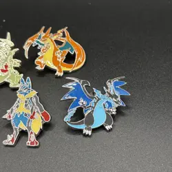 Official Pokemon Enamel Collector Pin Lot Charizard Pikachu New Condition! - Image 2