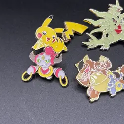 Official Pokemon Enamel Collector Pin Lot Charizard Pikachu New Condition! - Image 4