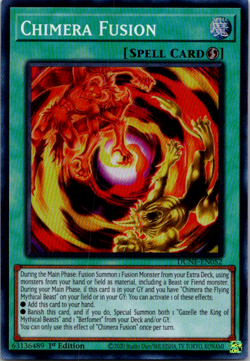 Chimera Fusion - DUNE-EN052 - NM/VLP - Super Rare - 1st ed - Yugioh - Image 1
