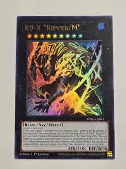 K9-X "Ripper/M" BPRO-EN043 Ultra Rare Yugioh 1st Edition Burst Protocol Mint - Image 1