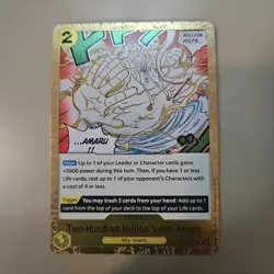 Foil One Piece Awakening of the New Era OP05-115 Two-Hundred Million Volts Amaru - Image 1