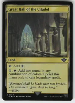Great Hall of the Citadel Foil C Universes Beyond: LotR MTG - Image 1