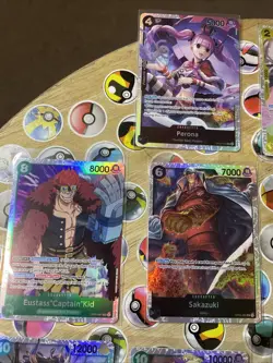 One Piece TCG 18 cards total Secret Rares! Multiple Sets! CCG Holo Artworks NM! - Image 2