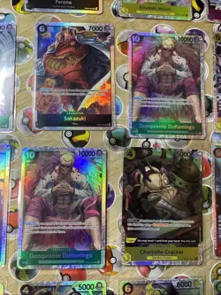 One Piece TCG 18 cards total Secret Rares! Multiple Sets! CCG Holo Artworks NM! - Image 5
