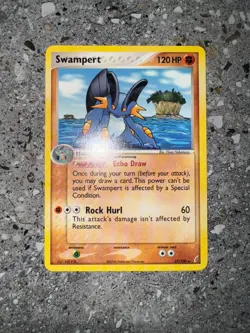 Pokemon TCG Cards Swampert 27/100 Crystal Guardians Rare NM - Image 3