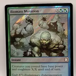 Biomass Mutation 0740 Fallout Surge Foil Rare MTG Magic Simic Instant PIP EN - Image 1