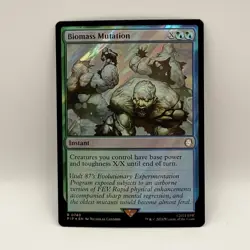 Biomass Mutation 0740 Fallout Surge Foil Rare MTG Magic Simic Instant PIP EN - Image 3